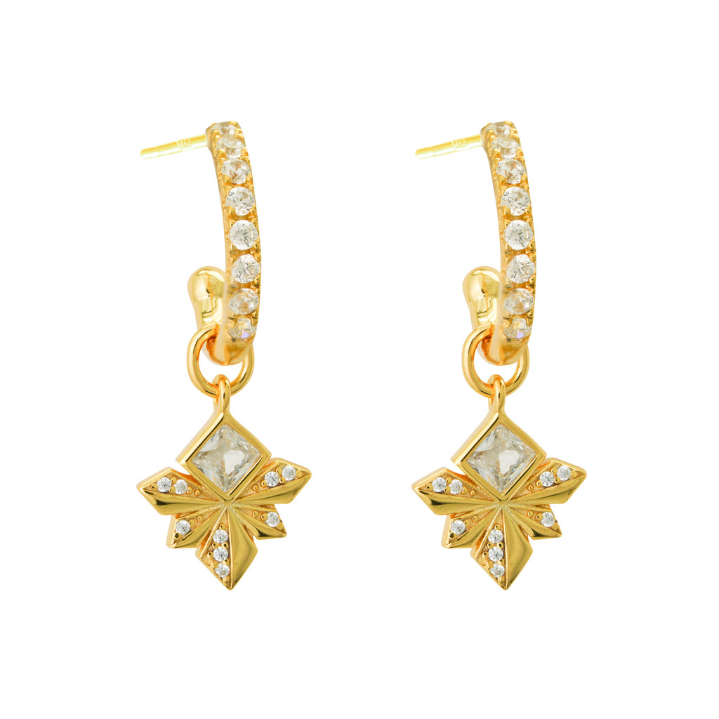 Cute Honey Bee Shape CZ 925 Sterling Silver Dangling Earrings