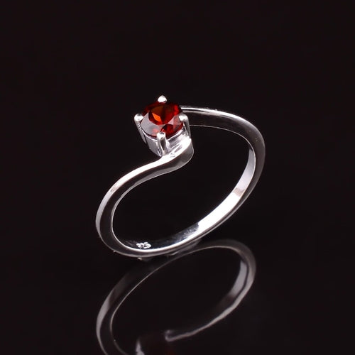 Classic Gemstone Ring Crafted in Sterling Silver