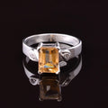 Handcrafted 925 Silver Natural Stone Ring